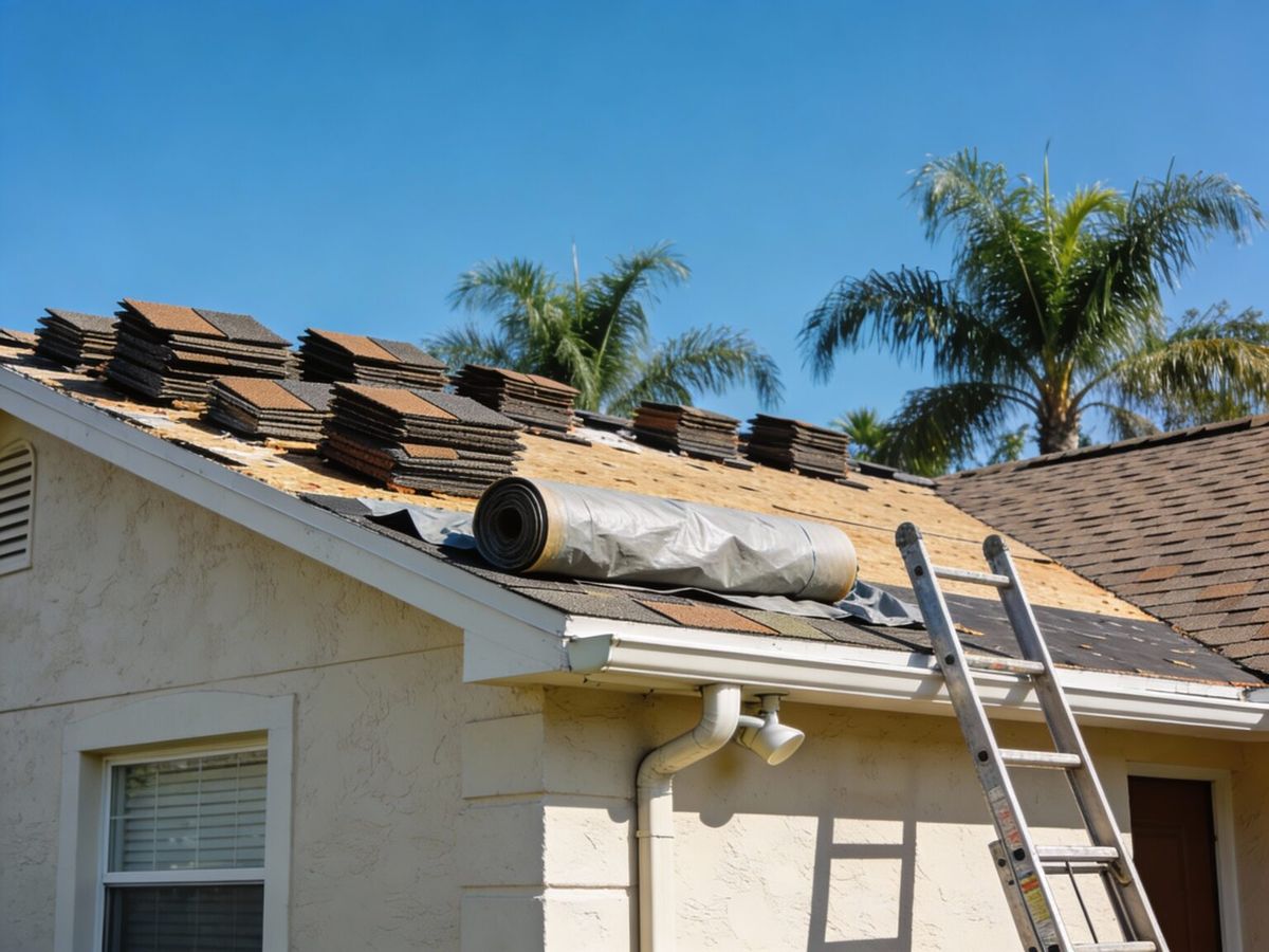 Roof flashing repair