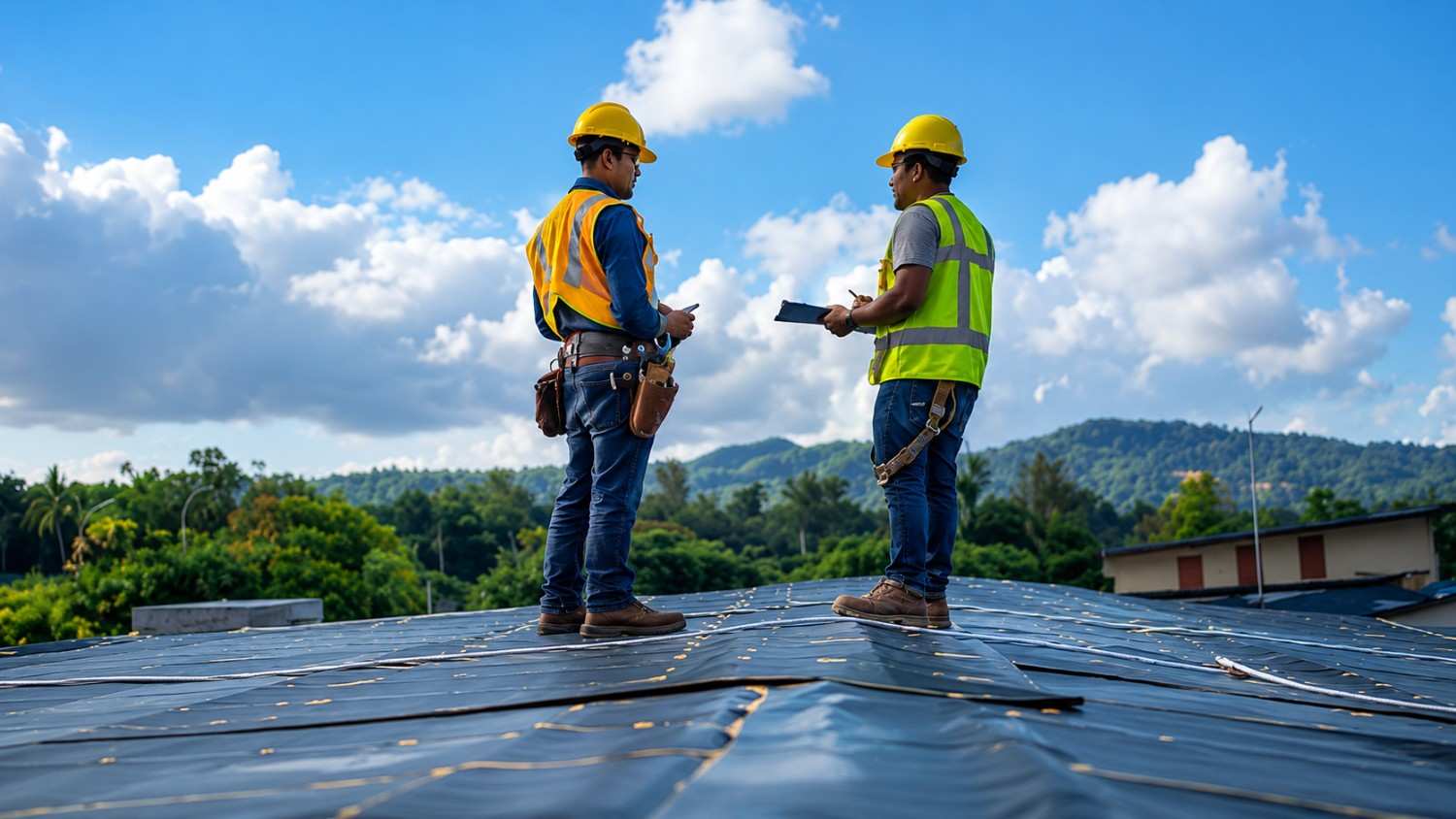 Roofing process